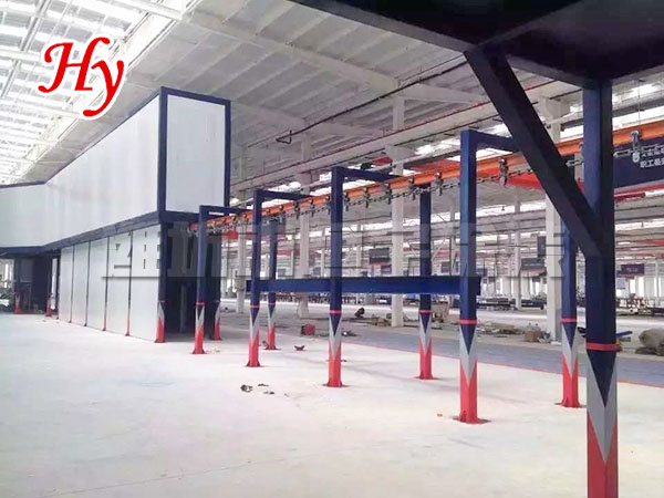 鋼結(jié)構(gòu)靜電噴粉生產(chǎn)線(xiàn)